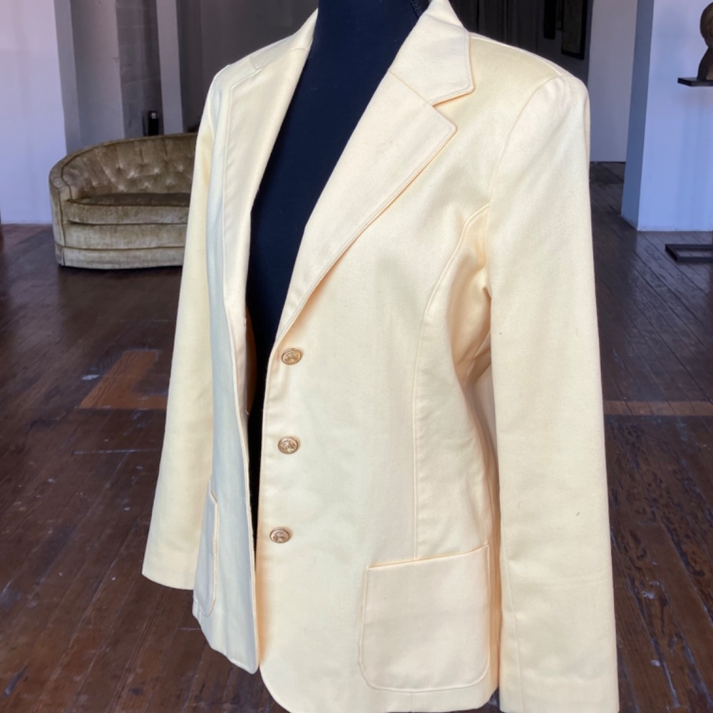 Vintage cannery yellow blazer - Picture 4 of 11